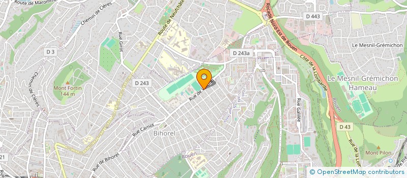 localisation de l'entreprise CELISA  BIHOREL