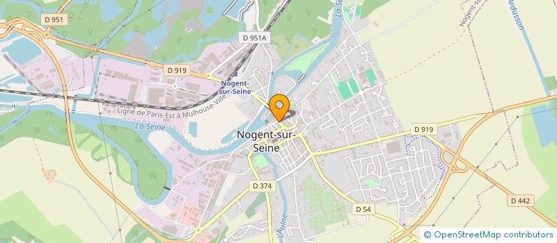 localisation de l'entreprise CELISA à NOGENT-SUR-SEINE