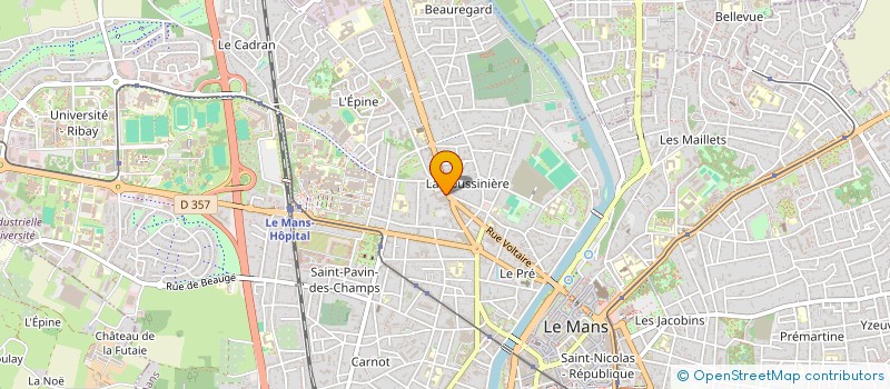 localisation de l'entreprise CELITOF à LE MANS
