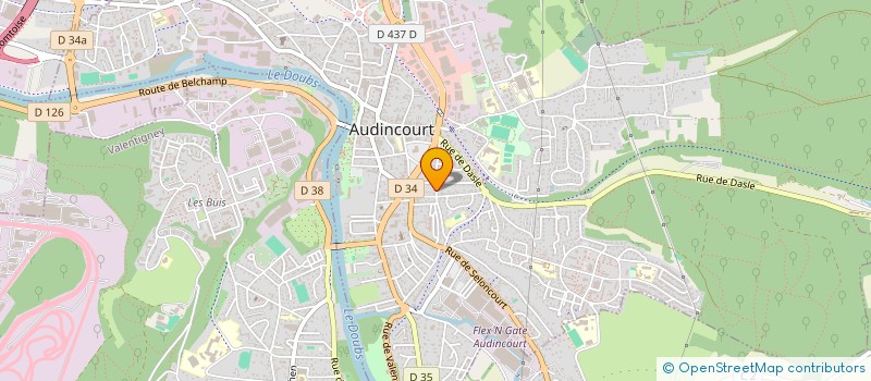 localisation de l'entreprise CELK PRO  AUDINCOURT