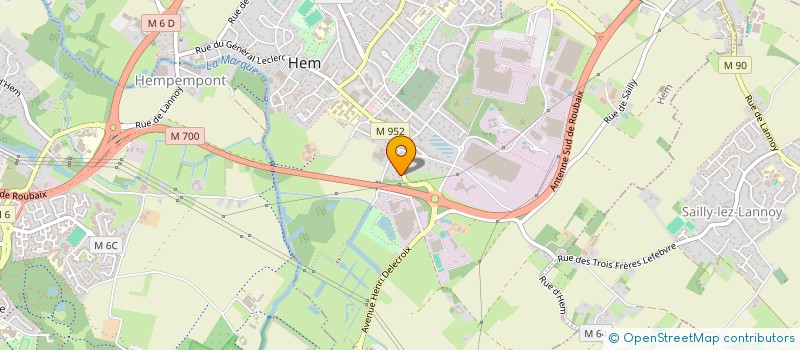 localisation de l'entreprise CELKA  HEM