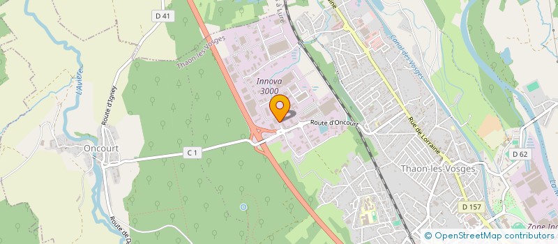 localisation de l'entreprise CELL  THAON-LES-VOSGES