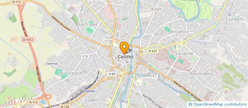 localisation de l'entreprise CELL CLUB  CASTRES