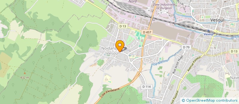 localisation de l'entreprise CELL-O-MATT à NOIDANS-LES-VESOUL