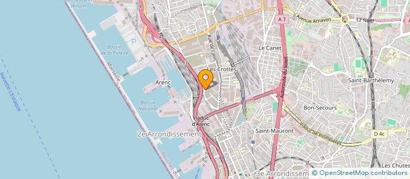localisation de l'entreprise CELLA à MARSEILLE