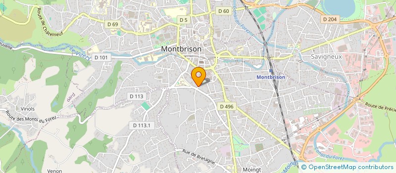 localisation de l'entreprise CELLANOVA  MONTBRISON