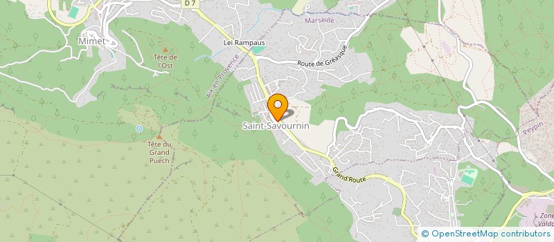 localisation de l'entreprise CELLAU  SAINT-SAVOURNIN