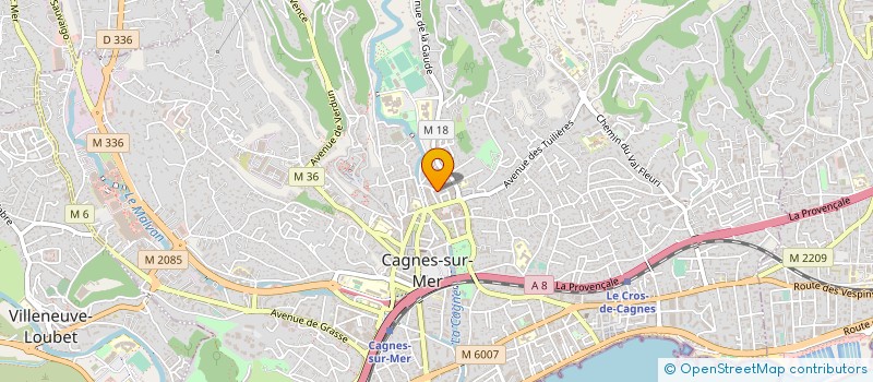 localisation de l'entreprise CELLE COORDINATION à CAGNES-SUR-MER
