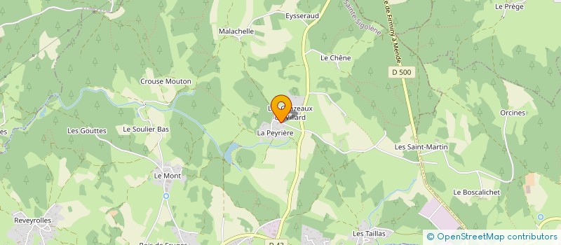 localisation de l'entreprise CELLE TP  SAINTE-SIGOLENE