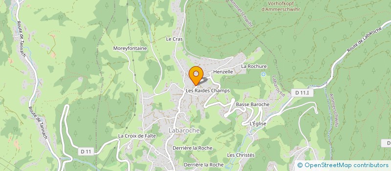 localisation de l'entreprise CELLEDIS  LABAROCHE