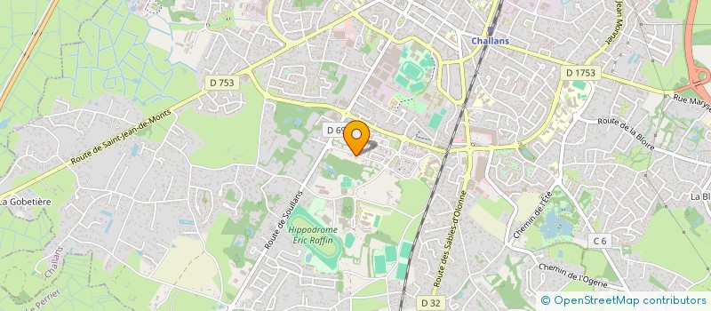 localisation de l'entreprise CELLEFI à CHALLANS