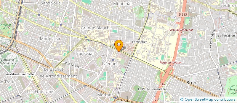 localisation de l'entreprise CELLENION à LYON