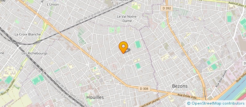 localisation de l'entreprise CELLER  HOUILLES