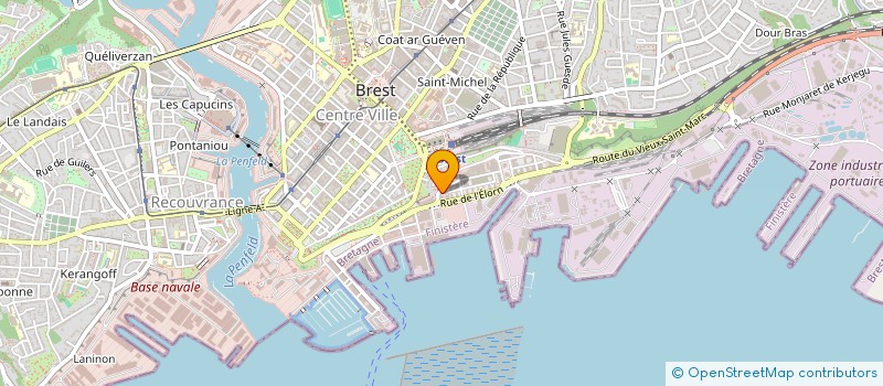 localisation de l'entreprise CELLERIER BENEAT ET ASSOCIES FORMATION à BREST