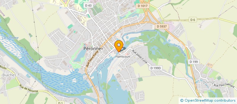 localisation de l'entreprise CELLIAA à DOINGT