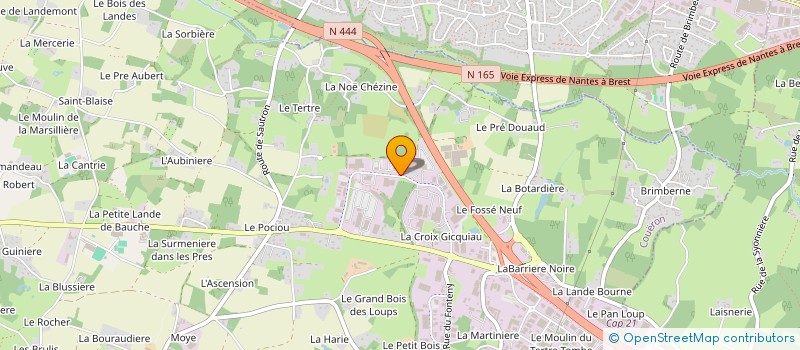 localisation de l'entreprise CELLIANA IMMOBILIER à COUERON