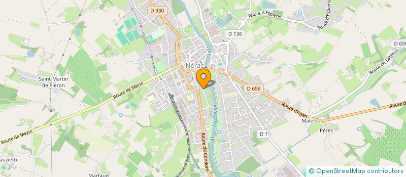 localisation de l'entreprise CELLIE RIZZI  NERAC