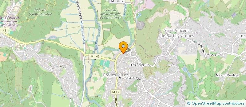 localisation de l'entreprise CELLIER BARBIER  PRADES-LE-LEZ