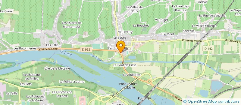 localisation de l'entreprise CELLIER DE LA VERRINE  VOUVRAY