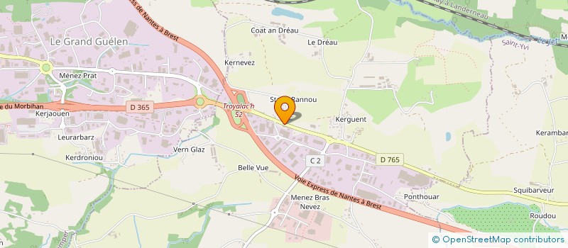 localisation de l'entreprise CELLIER DE ST E CHEZ MIK  SAINT-EVARZEC