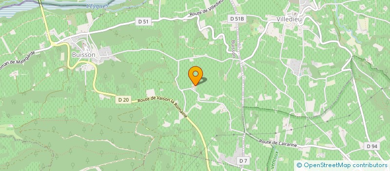 localisation de l'entreprise CELLIER FRERES  BUISSON