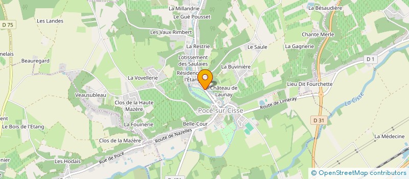 localisation de l'entreprise CELLIER LEONARD DE VINCI à LIMERAY