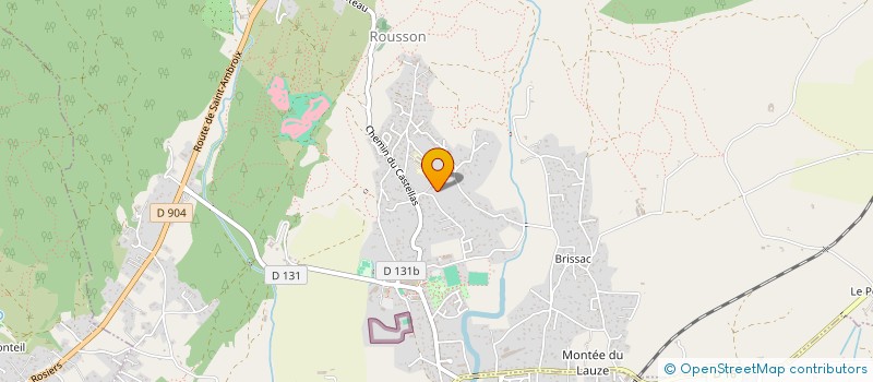 localisation de l'entreprise CELLIER MENUISERIE  ROUSSON