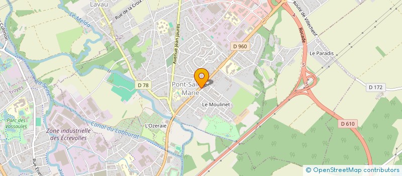 localisation de l'entreprise CELLIER SAINT NIZIER à PONT-SAINTE-MARIE