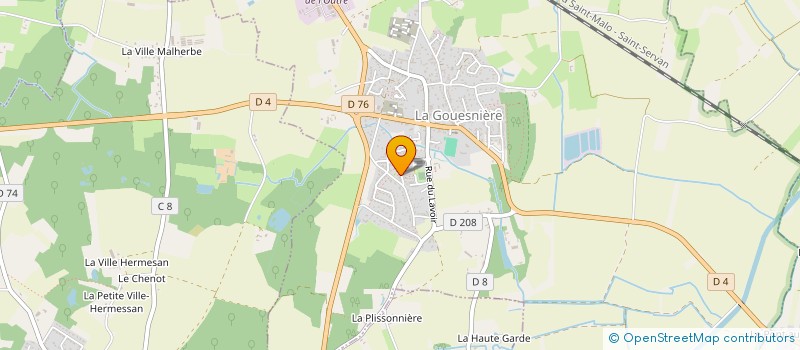 localisation de l'entreprise CELLIMMO  LA GOUESNIERE