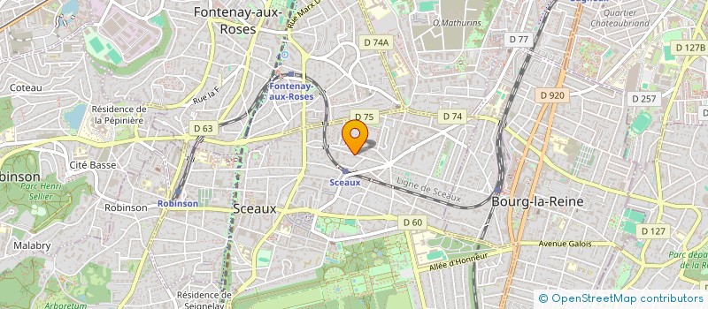 localisation de l'entreprise CELLINTEL à SCEAUX