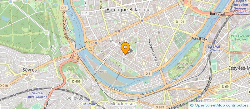 localisation de l'entreprise CELLNEX FRANCE GROUPE à BOULOGNE-BILLANCOURT