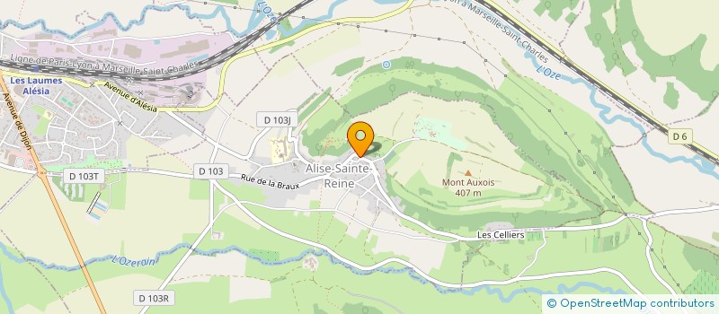 localisation de l'entreprise CELLO SPOONS  ALISE-SAINTE-REINE