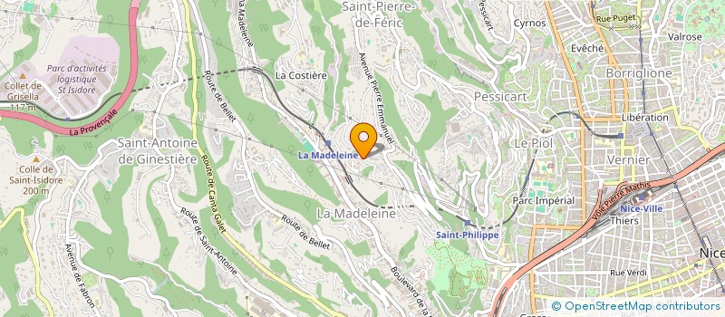 localisation de l'entreprise CELLOPACK EMBALLAGES à NICE