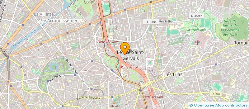 localisation de l'entreprise CELLP à LE PRE-SAINT-GERVAIS