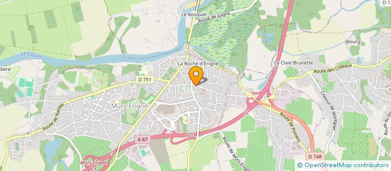 localisation de l'entreprise CELLTE  MURS-ERIGNE