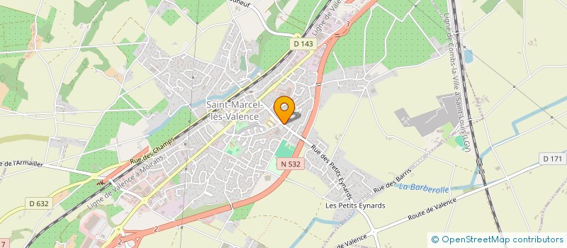 localisation de l'entreprise CELLUCODE à SAINT-MARCEL-LES-VALENCE