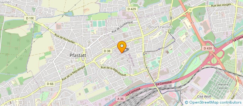 localisation de l'entreprise CELLUL'HOME à MULHOUSE