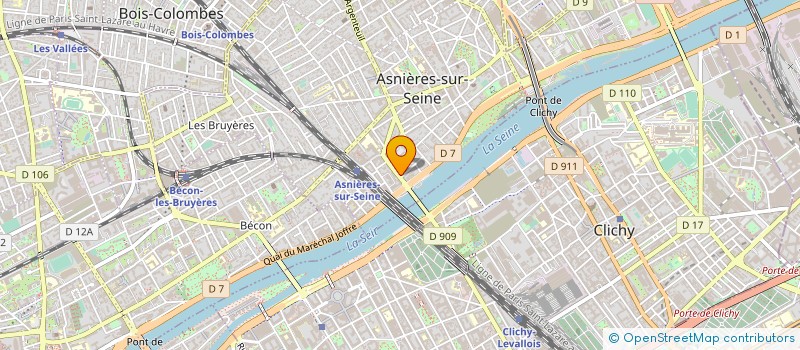 localisation de l'entreprise CELLULAR ASSOCIATES à ASNIERES-SUR-SEINE