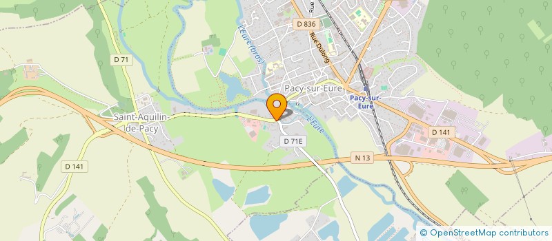 localisation de l'entreprise CELLULE ARTSERVICES  PACY-SUR-EURE