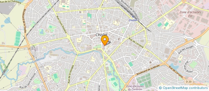 localisation de l'entreprise CELLULE CONSTRUCT URBANISME à CHOLET
