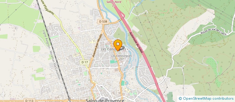 localisation de l'entreprise CELLULE D ACCUEIL INFORMATION HANDICAPES  SALON-DE-PROVENCE