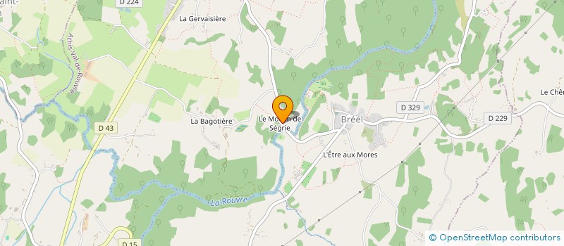 localisation de l'entreprise CELLULE D'ANIMATION TECHNIQUE POUR L'EAU ET LES RIVIERES CALVADOS ORNE MANCHE à ATHIS-VAL DE ROUVRE