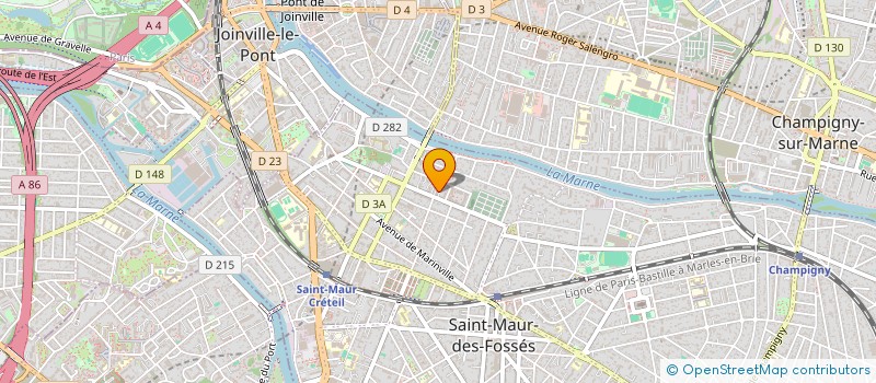 localisation de l'entreprise CELLULE DE RECHERCHE LINGUISTIQUE à SAINT-MAUR-DES-FOSSES