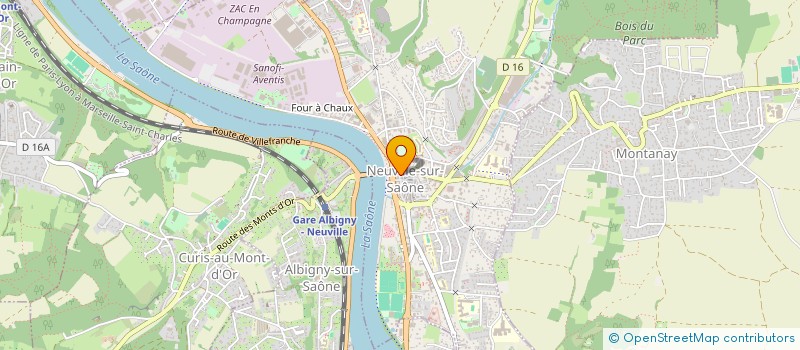 localisation de l'entreprise CELLUPICA  NEUVILLE-SUR-SAONE