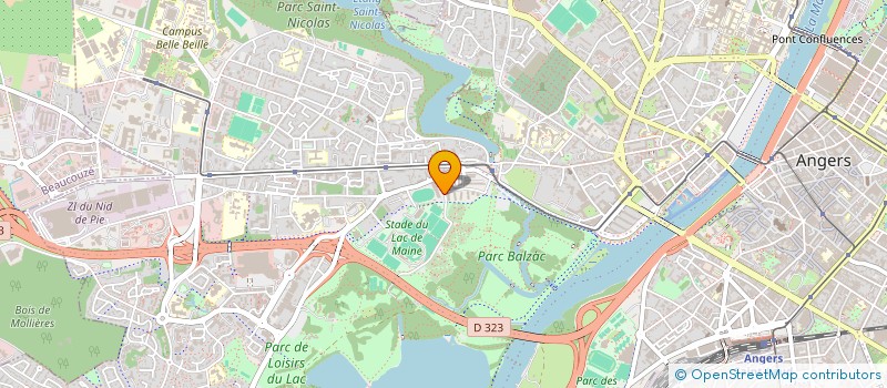 localisation de l'entreprise CELLUREX à ANGERS