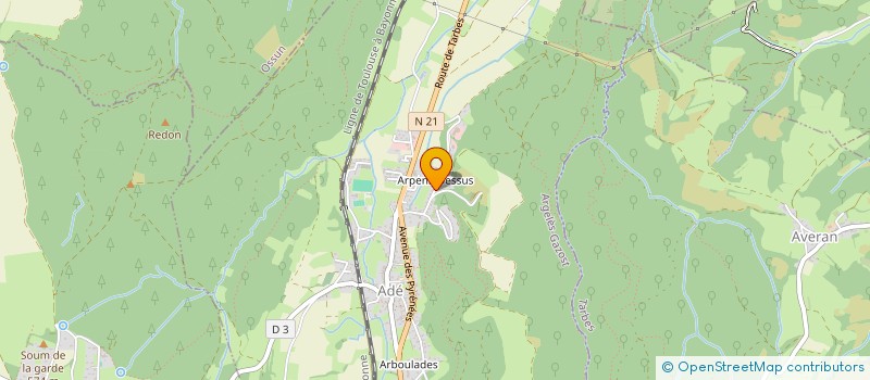 localisation de l'entreprise CELMA  ADE