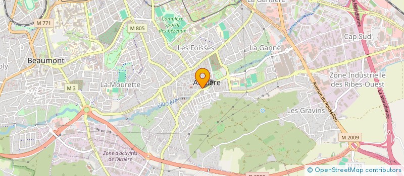 localisation de l'entreprise CELMAR  AUBIERE