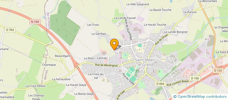 localisation de l'entreprise CELMDISTRIB  SAINT-MEEN-LE-GRAND