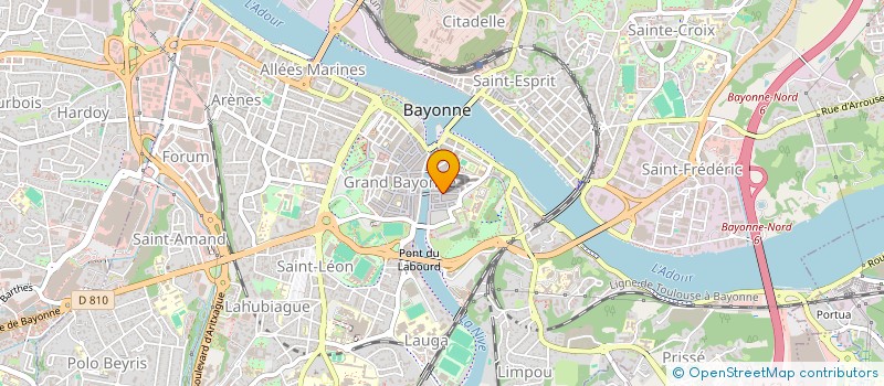 localisation de l'entreprise CELNA à BAYONNE