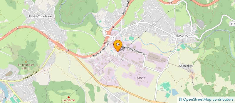 localisation de l'entreprise CELNAT  SAINT-GERMAIN-LAPRADE